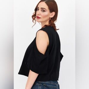 Club Monaco Elegant Black Women's Top